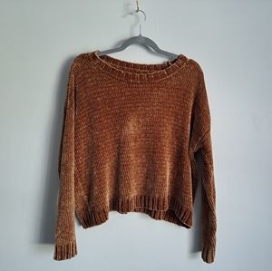 AERIE soft drop-shoulder cropped sweater